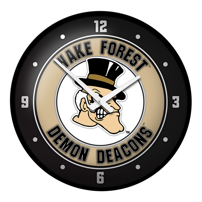 Wake Forest Demon Deacons: Mascot - Modern Disc Wall Clock Default Title