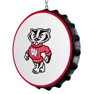 Wisconsin Badgers: Bottle Cap Dangler - The Fan-Brand