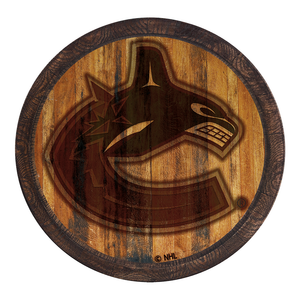 Vancouver Canucks: Branded "Faux" Barrel Top Sign - The Fan-Brand