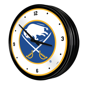 Buffalo Sabres: Retro Lighted Wall Clock Default Title