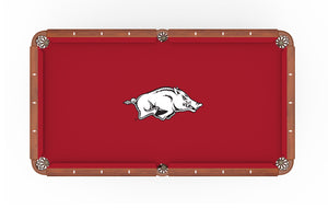 Arkansas Razorbacks  8-Foot Billiard Cloth