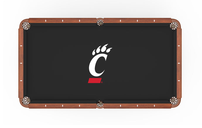 Cincinnati Bearcats 8-Foot Billiard Cloth