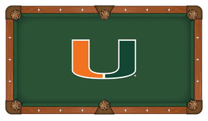 Miami Hurricanes Pool Table