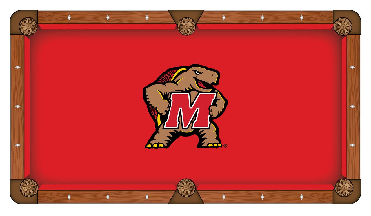 Maryland Terps 8-Foot Billiard Cloth