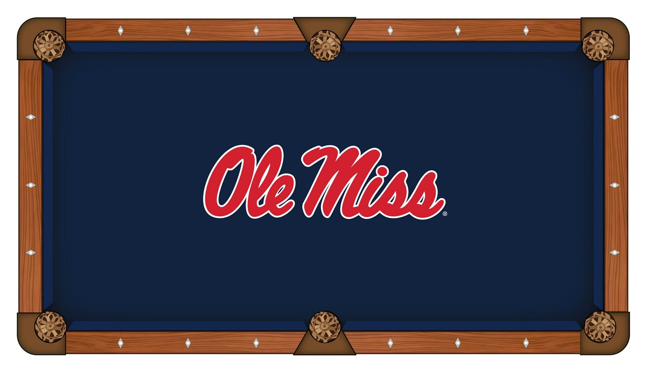 Mississippi Rebels 8-Foot Billiard Cloth