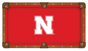 Nebraska Cornhuskers 8-Foot Billiard Cloth