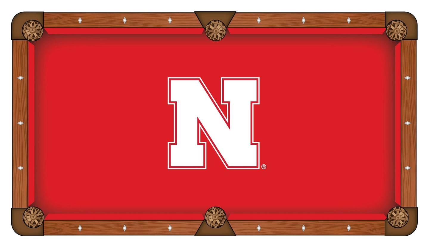 Nebraska Cornhuskers 8-Foot Billiard Cloth