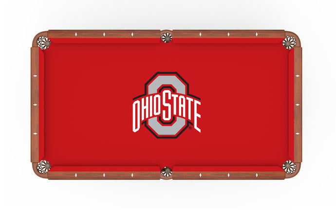 Ohio State Buckeyes 8-Foot Billiard Cloth