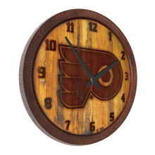 Load image into Gallery viewer, Philadelphia Flyers: Branded &quot;Faux&quot; Barrel Top Wall Clock - The Fan-Brand