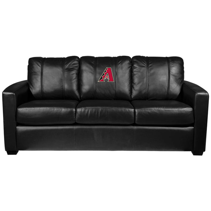 Silver Sofa with Arizona Diamondbacks Primary