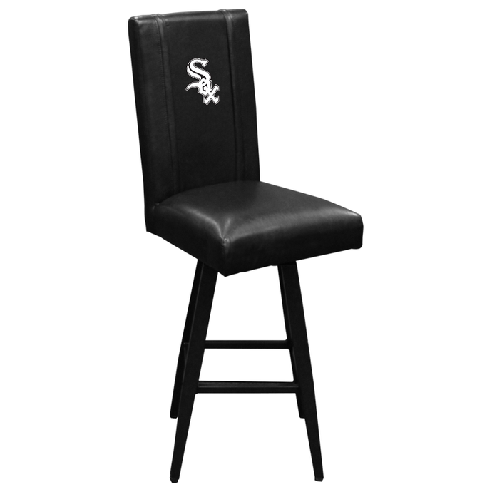 Swivel Bar Stool With Chicago White Sox Primary Logo Panel