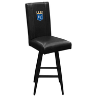 Swivel Bar Stool With Kansas City Royals Primary Logo Panel