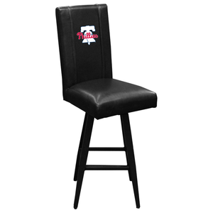 Swivel Bar Stool With Philadelphia Phillies Primary Logo Panel