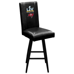 Swivel Bar Stool 2000 With Tampa Bay Buccaneers Primary Super Bowl Lv Champions Logo