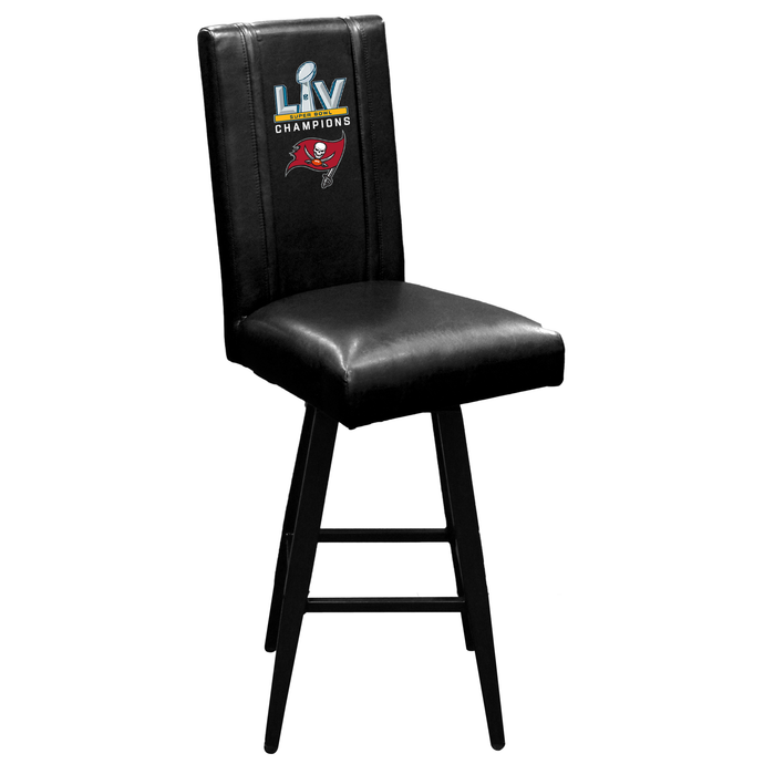 Swivel Bar Stool 2000 With Tampa Bay Buccaneers Primary Super Bowl Lv Champions Logo