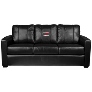 Tampa Bay Buccaneers Alternate Super Bowl LV Logo Silver Sofa