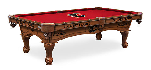 Calgary Flames Pool Table