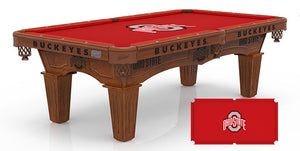 Ohio State Buckeyes Pool Table