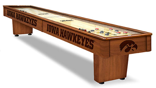Iowa Hawkeyes 12' Shuffleboard Table