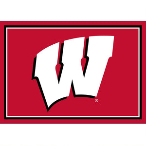 Wisconsin Badgers 3x4 Area Rug