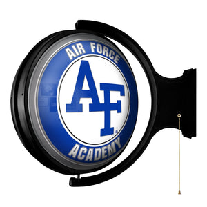 Air Force Falcons: Original Round Rotating Lighted Wall Sign - The Fan-Brand