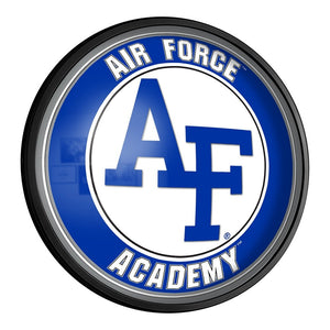 Air Force Falcons: Round Slimline Lighted Wall Sign - The Fan-Brand