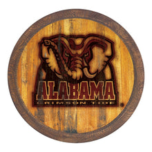 Load image into Gallery viewer, Alabama Crimson Tide: Al Logo - Branded &quot;Faux&quot; Barrel Top Sign - The Fan-Brand