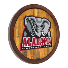 Load image into Gallery viewer, Alabama Crimson Tide: Al Logo - &quot;Faux&quot; Barrel Top Sign - The Fan-Brand