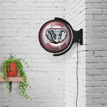 Load image into Gallery viewer, Alabama Crimson Tide: Al Logo - Original Round Rotating Lighted Wall Sign - The Fan-Brand