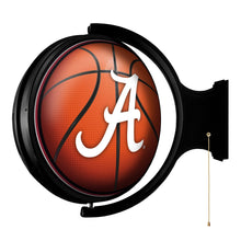 Load image into Gallery viewer, Alabama Crimson Tide: Basketball - Original Round Rotating Lighted Wall Sign - The Fan-Brand