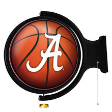 Load image into Gallery viewer, Alabama Crimson Tide: Basketball - Original Round Rotating Lighted Wall Sign - The Fan-Brand