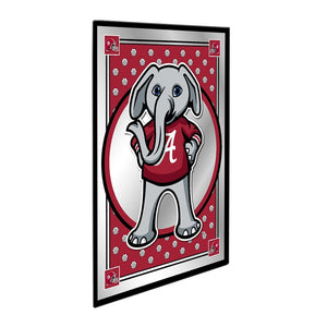 Alabama Crimson Tide: Big Al - Framed Mirrored Wall Sign - The Fan-Brand