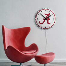 Load image into Gallery viewer, Alabama Crimson Tide: Bottle Cap Lighted Wall Clock - The Fan-Brand
