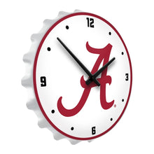 Load image into Gallery viewer, Alabama Crimson Tide: Bottle Cap Lighted Wall Clock - The Fan-Brand