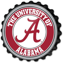 Load image into Gallery viewer, Alabama Crimson Tide: Bottle Cap Wall Sign - The Fan-Brand