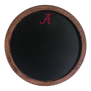 Alabama Crimson Tide: Chalkboard "Faux" Barrel Top Sign - The Fan-Brand