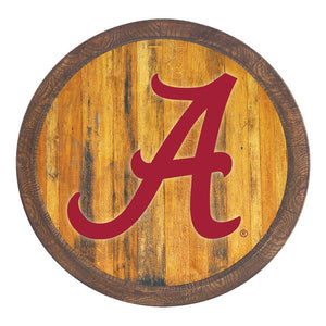 Alabama Crimson Tide: "Faux" Barrel Top Sign - The Fan-Brand