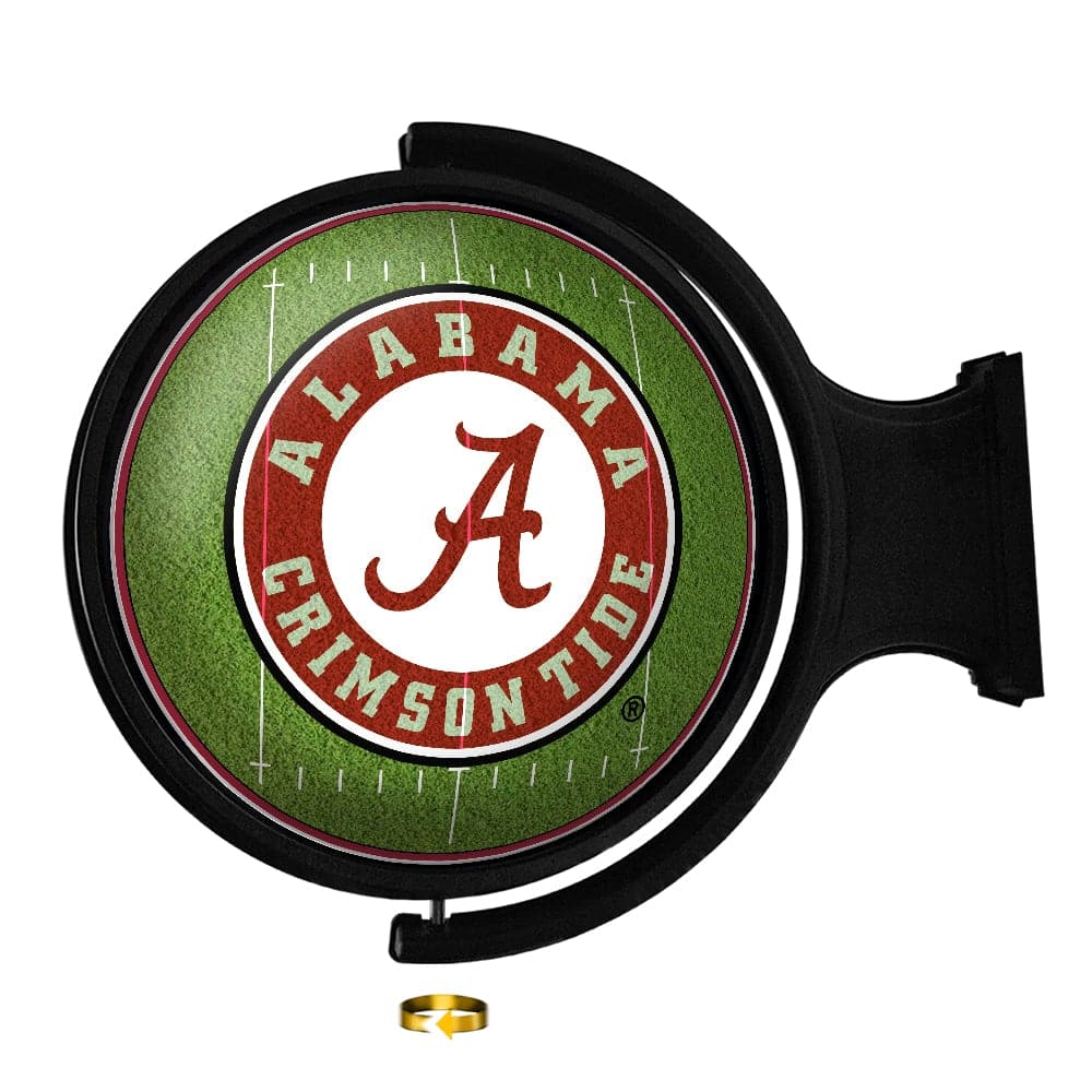 Alabama Crimson Tide: On the 50 - Rotating Lighted Wall Sign - The Fan-Brand