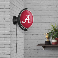 Load image into Gallery viewer, Alabama Crimson Tide: Original Oval Rotating Lighted Wall Sign - The Fan-Brand