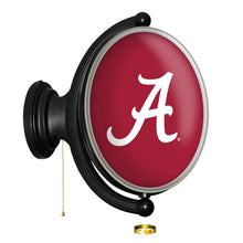 Load image into Gallery viewer, Alabama Crimson Tide: Original Oval Rotating Lighted Wall Sign - The Fan-Brand