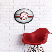 Load image into Gallery viewer, Alabama Crimson Tide: Oval Slimline Lighted Wall Sign - The Fan-Brand