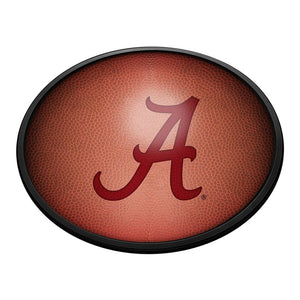 Alabama Crimson Tide: Pigskin - Oval Slimline Lighted Wall Sign - The Fan-Brand