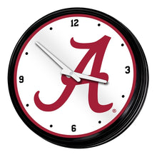 Load image into Gallery viewer, Alabama Crimson Tide: Retro Lighted Wall Clock - The Fan-Brand