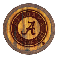Load image into Gallery viewer, Alabama Crimson Tide: School Seal - Branded &quot;Faux&quot; Barrel Top Sign - The Fan-Brand