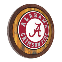 Load image into Gallery viewer, Alabama Crimson Tide: School Seal - &quot;Faux&quot; Barrel Top Sign - The Fan-Brand