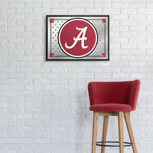 Alabama Crimson Tide: Team Spirit - Framed Mirrored Wall Sign - The Fan-Brand