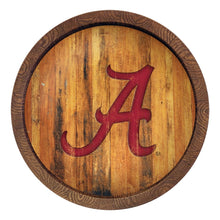 Load image into Gallery viewer, Alabama Crimson Tide: Weathered &quot;Faux&quot; Barrel Top Sign - The Fan-Brand