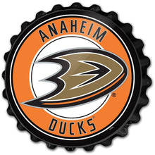 Load image into Gallery viewer, Anaheim Ducks: Bottle Cap Wall Sign - The Fan-Brand