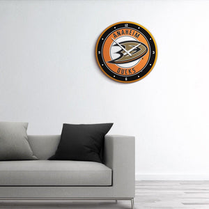 Anaheim Ducks: Modern Disc Wall Clock - The Fan-Brand