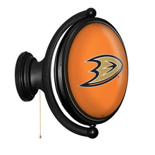 Load image into Gallery viewer, Anaheim Ducks: Original Oval Rotating Lighted Wall Sign - The Fan-Brand